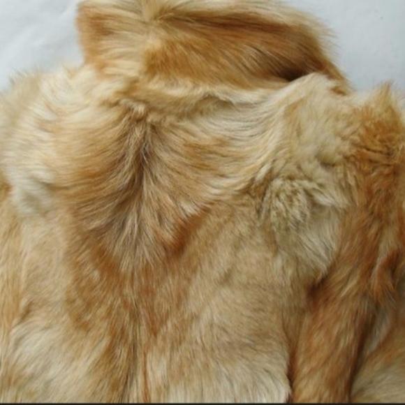 Vintage Mountain Flowers Brand Fox Fur Coat Sz 48 - Picture 11 of 14